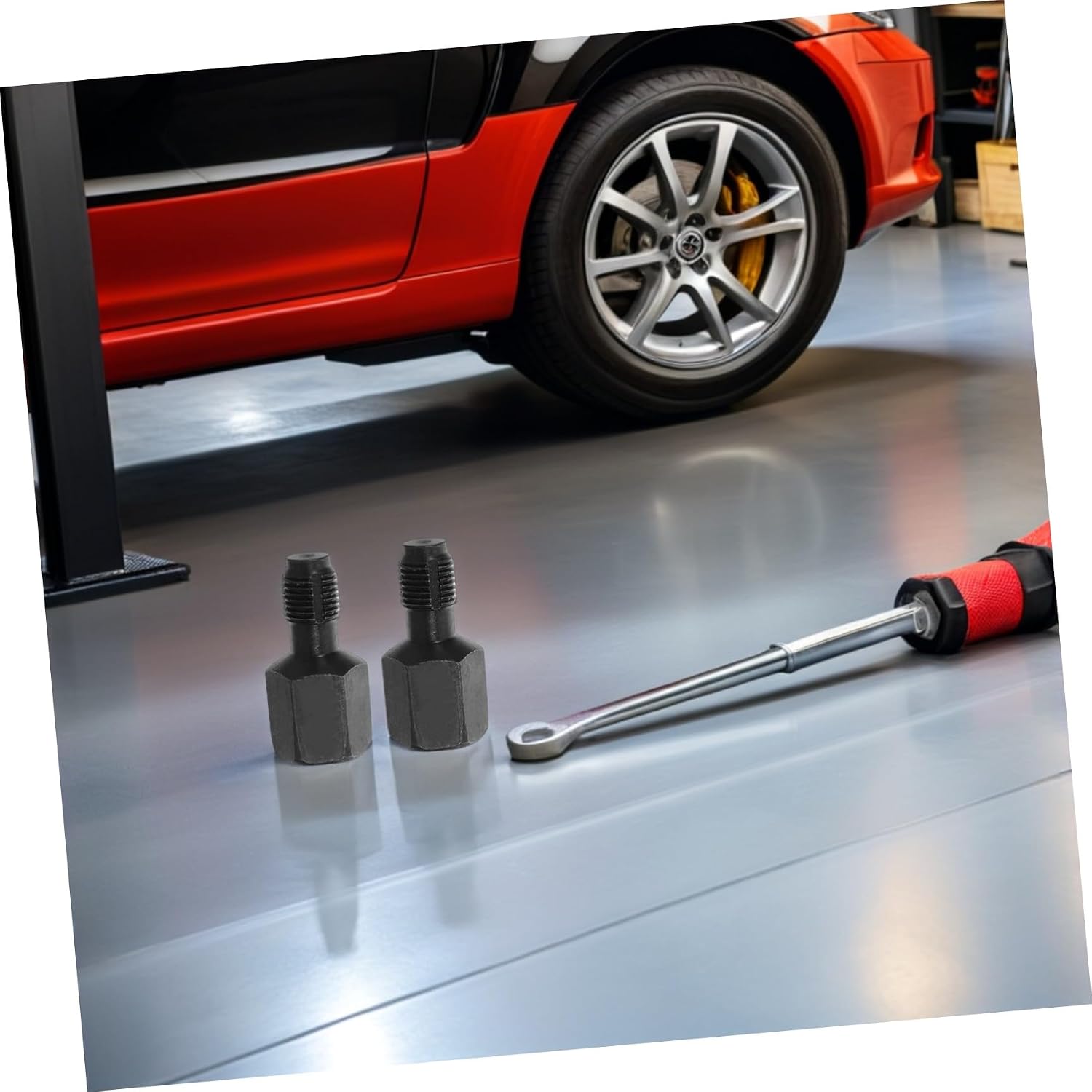 Thread Repair Kit 2pcs Small Exhaust Thread Fixer Tool Universal Rethreading Tool Automotive Repair