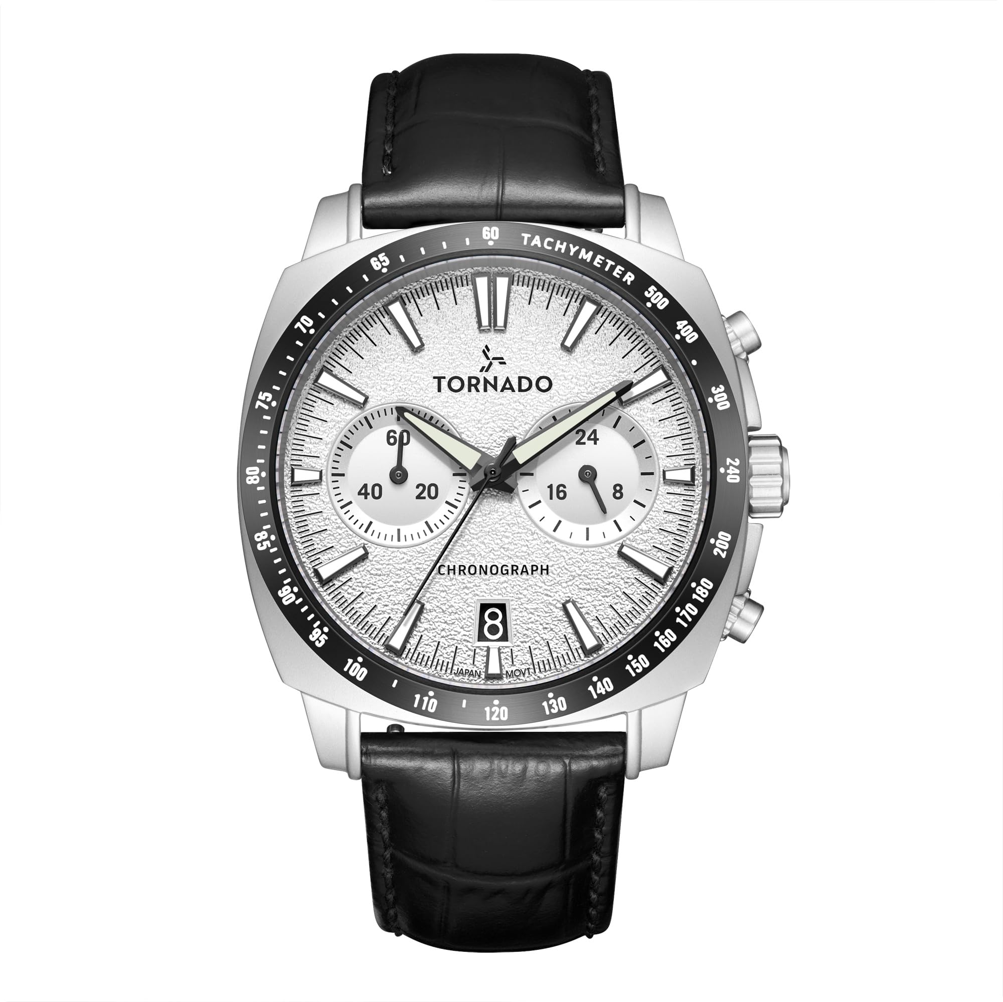 Buy Tornado Set Box Men's VK64 Movement Watch, Chronograph Display