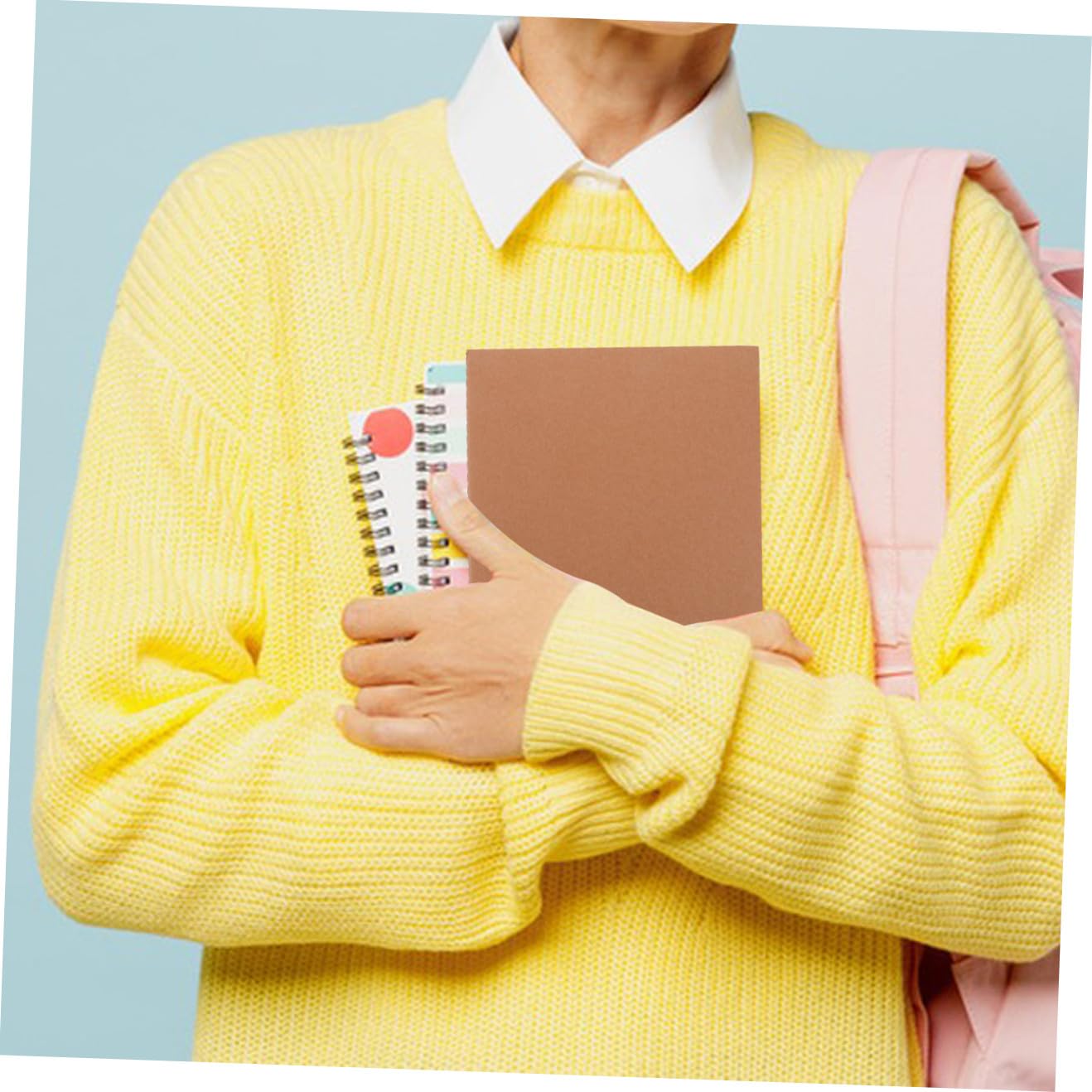 Leeres Notizbuch A4, 5 Stück-pack, Unliniert, Kraftpapier Einband