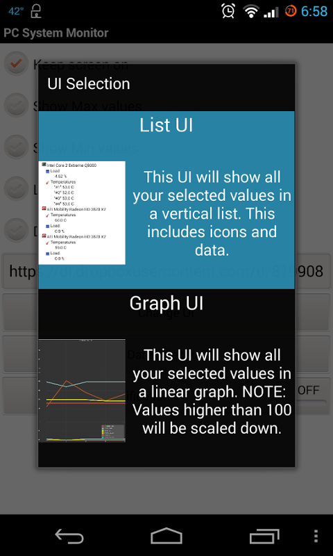 PC System Monitor - App on Amazon Appstore