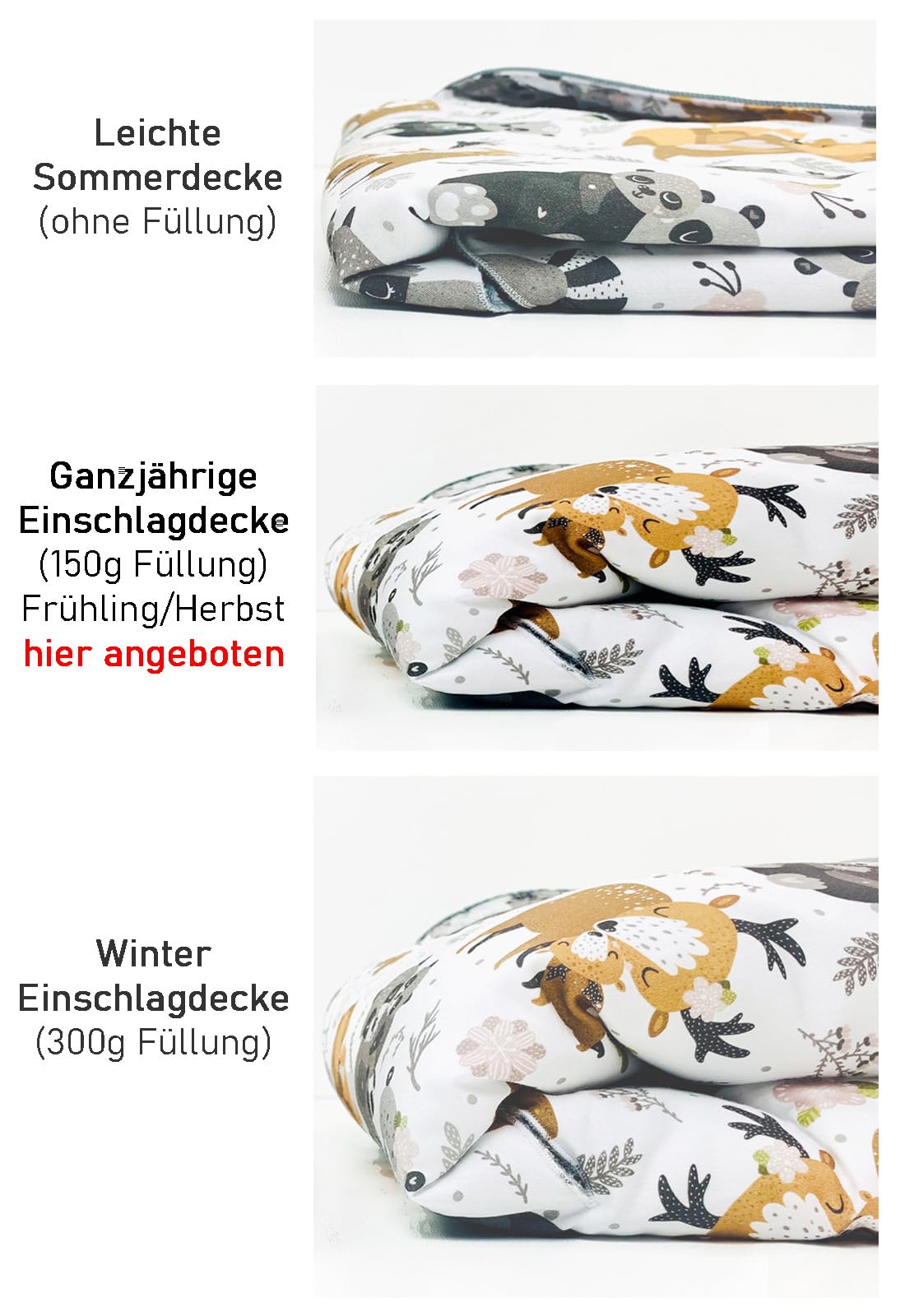 Einschlagdecke für Babyschale Autositz 80x80 cm Ganzjahresdecke Universal Klettverschluss 3-Punkt-Gurt Biene Beige