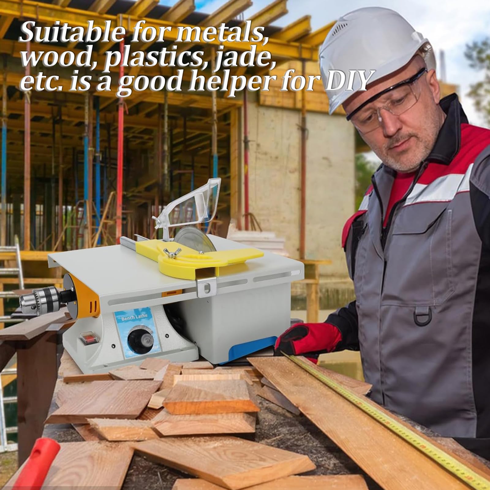 Szlifierka do polerowania kamieni szlachetnych, 800 obr./min, polerka stołowa, do obróbki drewna, 750 W, elektryczna szlifierka do biżuterii, biżuteria Rock Gem Polishing Tool