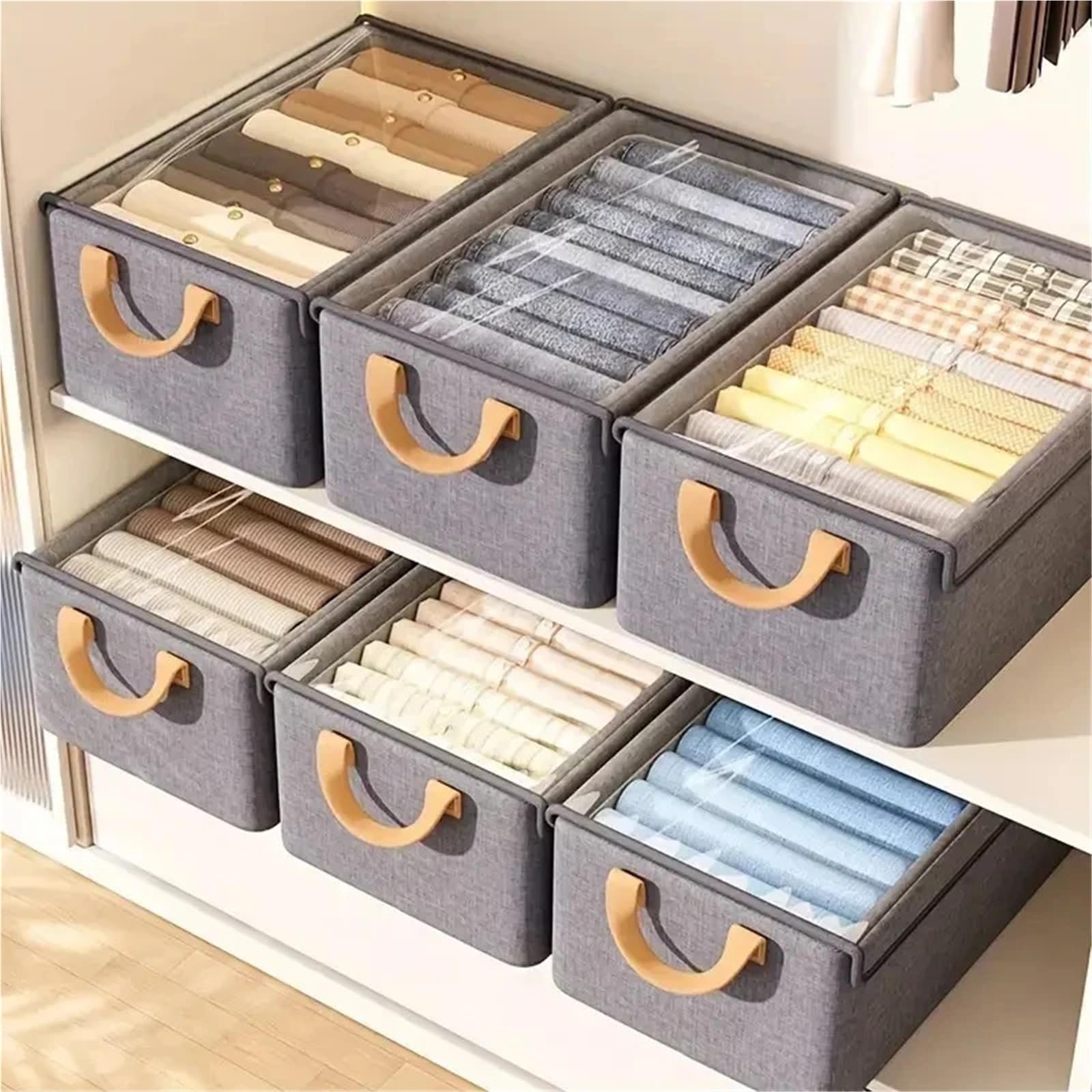 Organizador De Ropa Gruesa 4 Piezas Para Almacenamiento