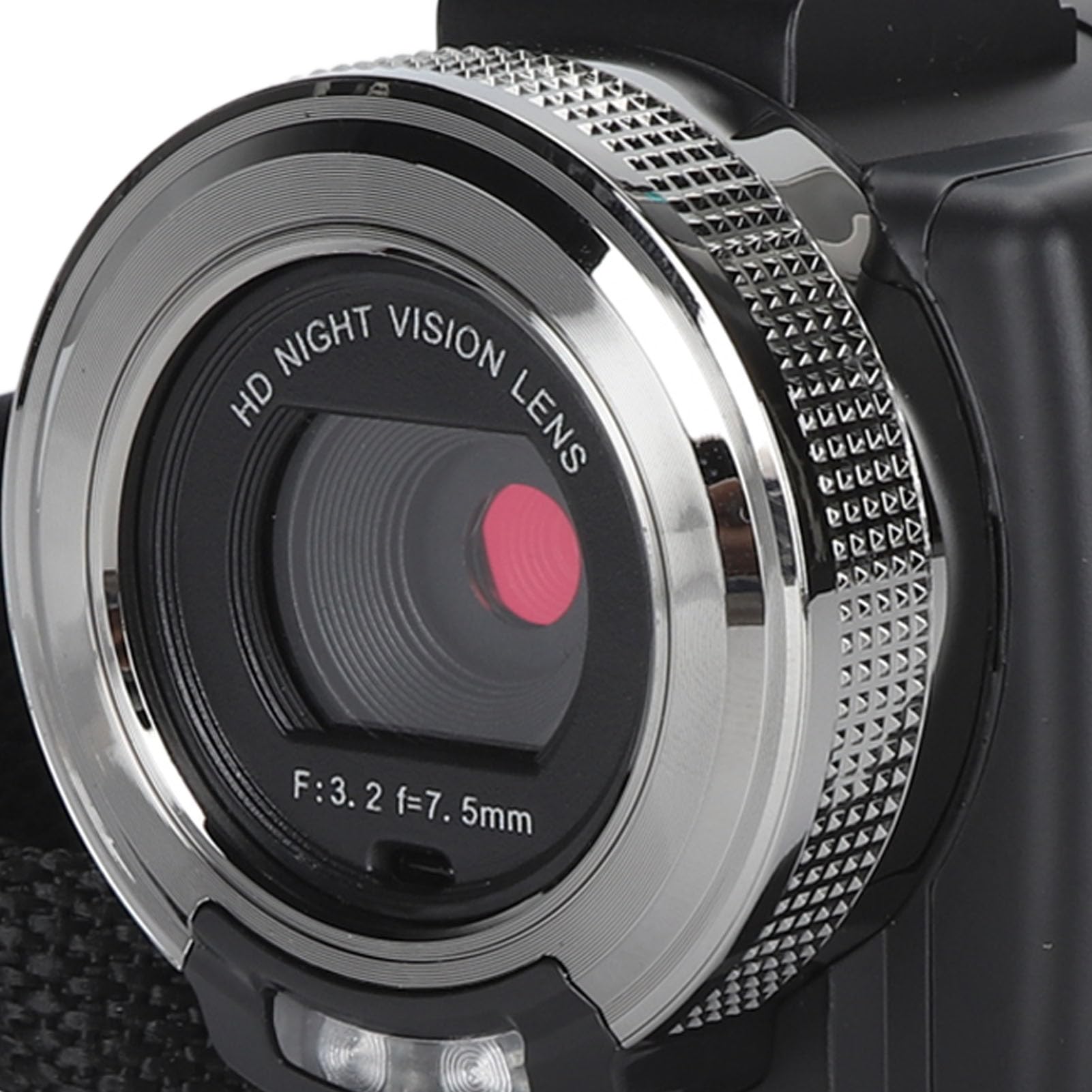 SIXRUN Videocamera Digitale Videocamera Full HD 1080P 30MP Zoom Digitale 16X Visione Notturna Modalità Bellezza per Vlogger di Viaggio