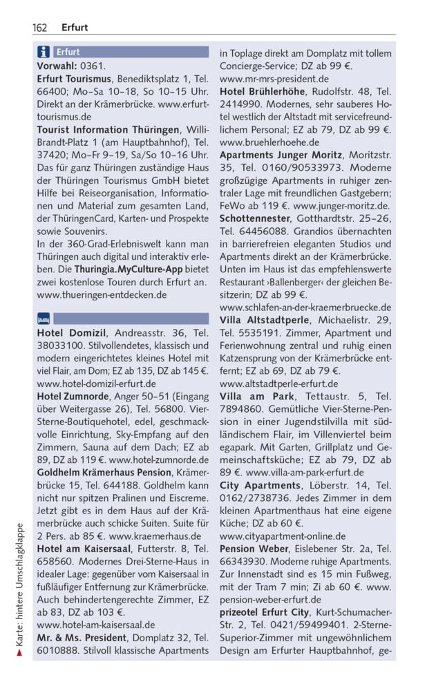 TRESCHER Reiseführer Thüringen: Erfurt, Weimar, Jena, Gotha, Eichsfeld, Thüringer Wald, Werratal, Vogtland und Saaletal