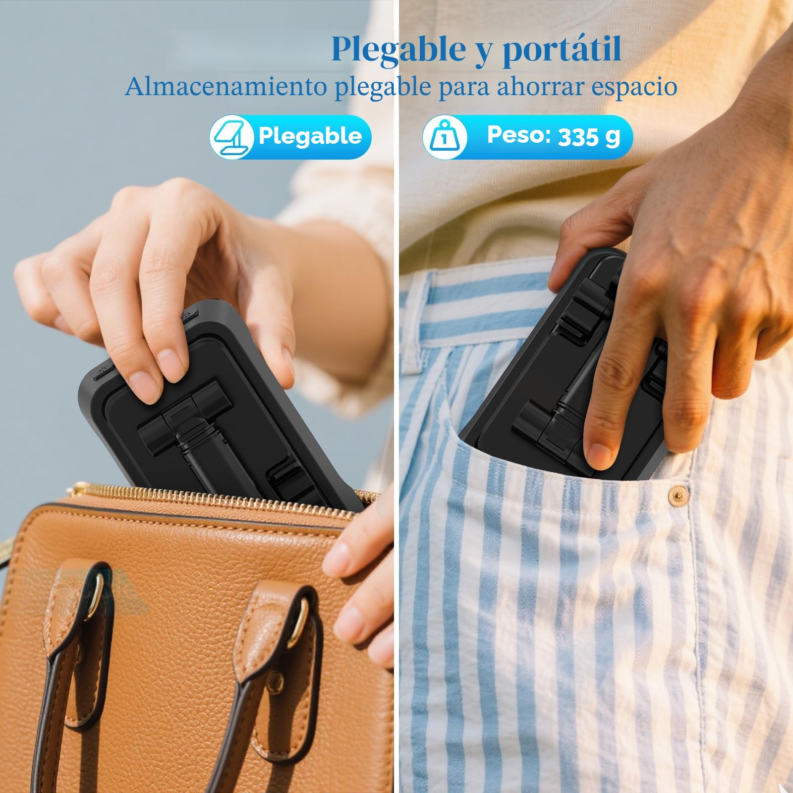 Altavoz Bluetooth con Soporte Movil Mesa y Luz Nocturna,Altavoz Portatil Bluetooth con Soporte Móvil Mesa Ajustable para iPhone/Samsung/iPad, Regalos Originales para Hombre y Mujer
