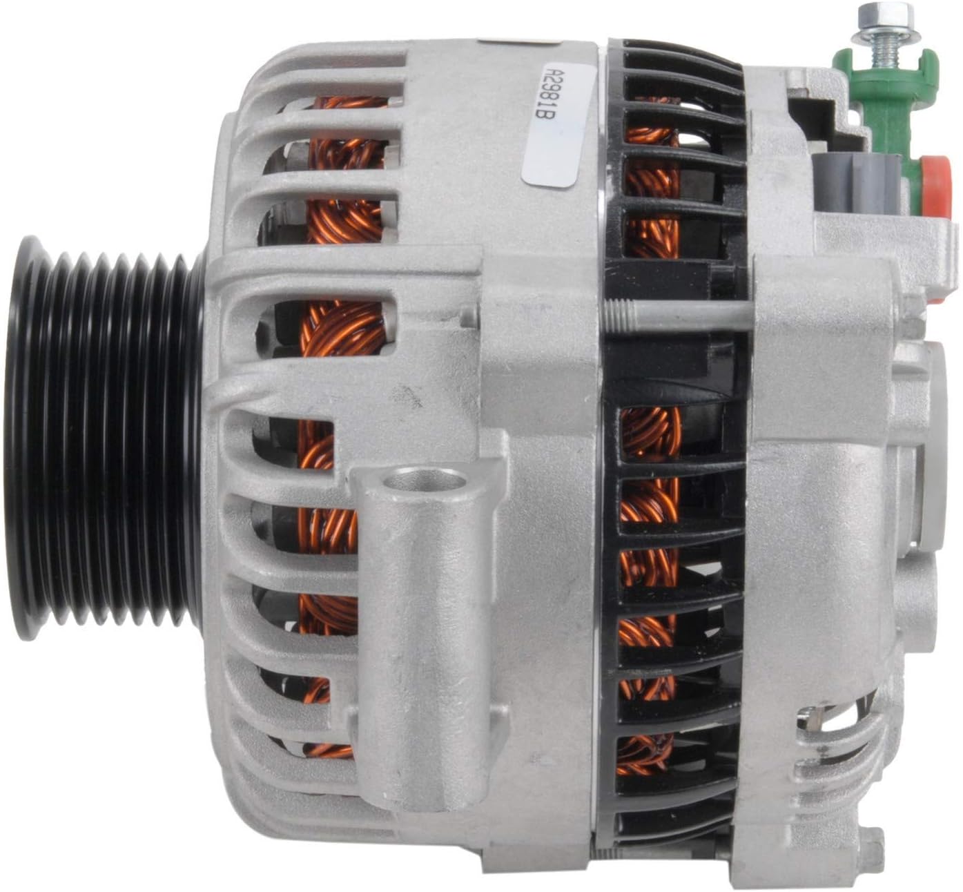 BOSCH AL7606N Premium 100% New Alternator - Compatible with Select Ford E-450 Super Duty, F-450 Super Duty, F-550 Super Duty; 135 Amp