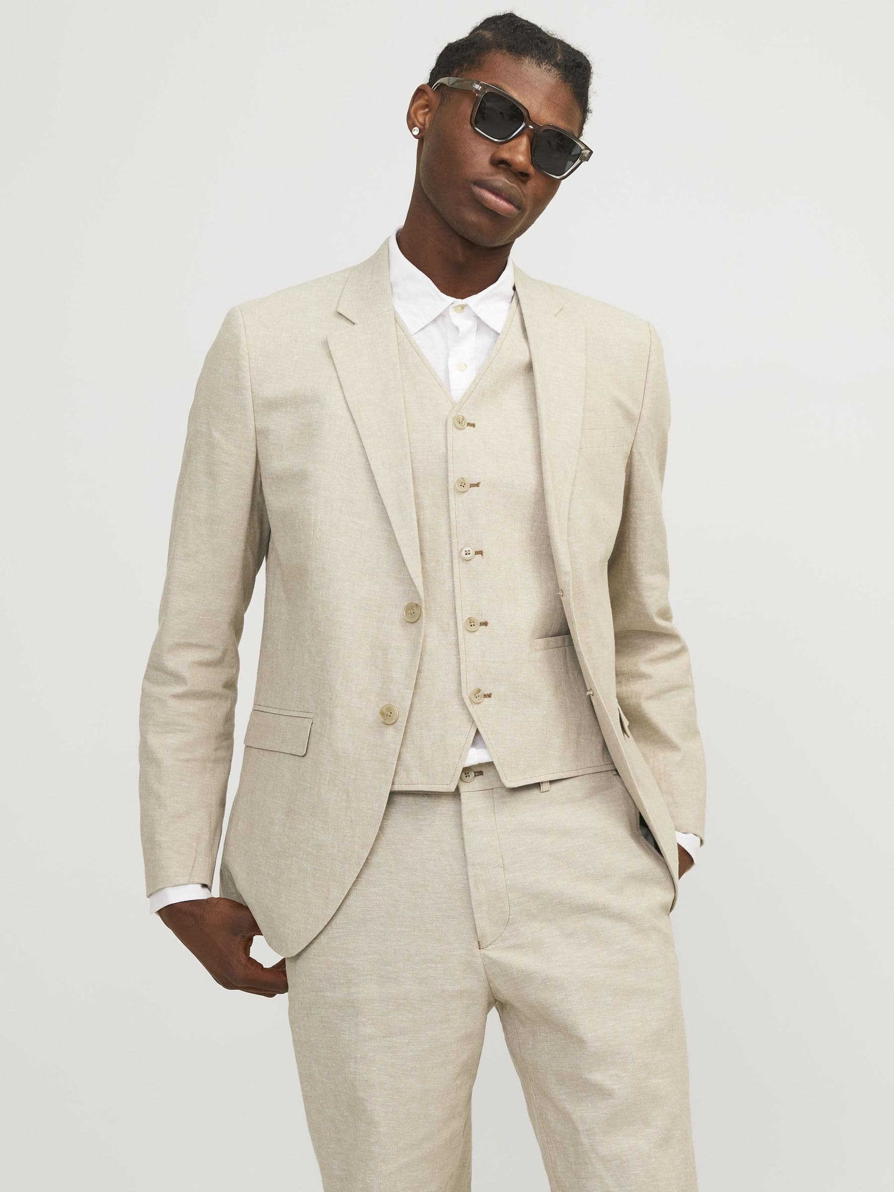 JACK & JONES Premium Single-Breasted Blazer JPRRIVIERA Slim Fit Blazer