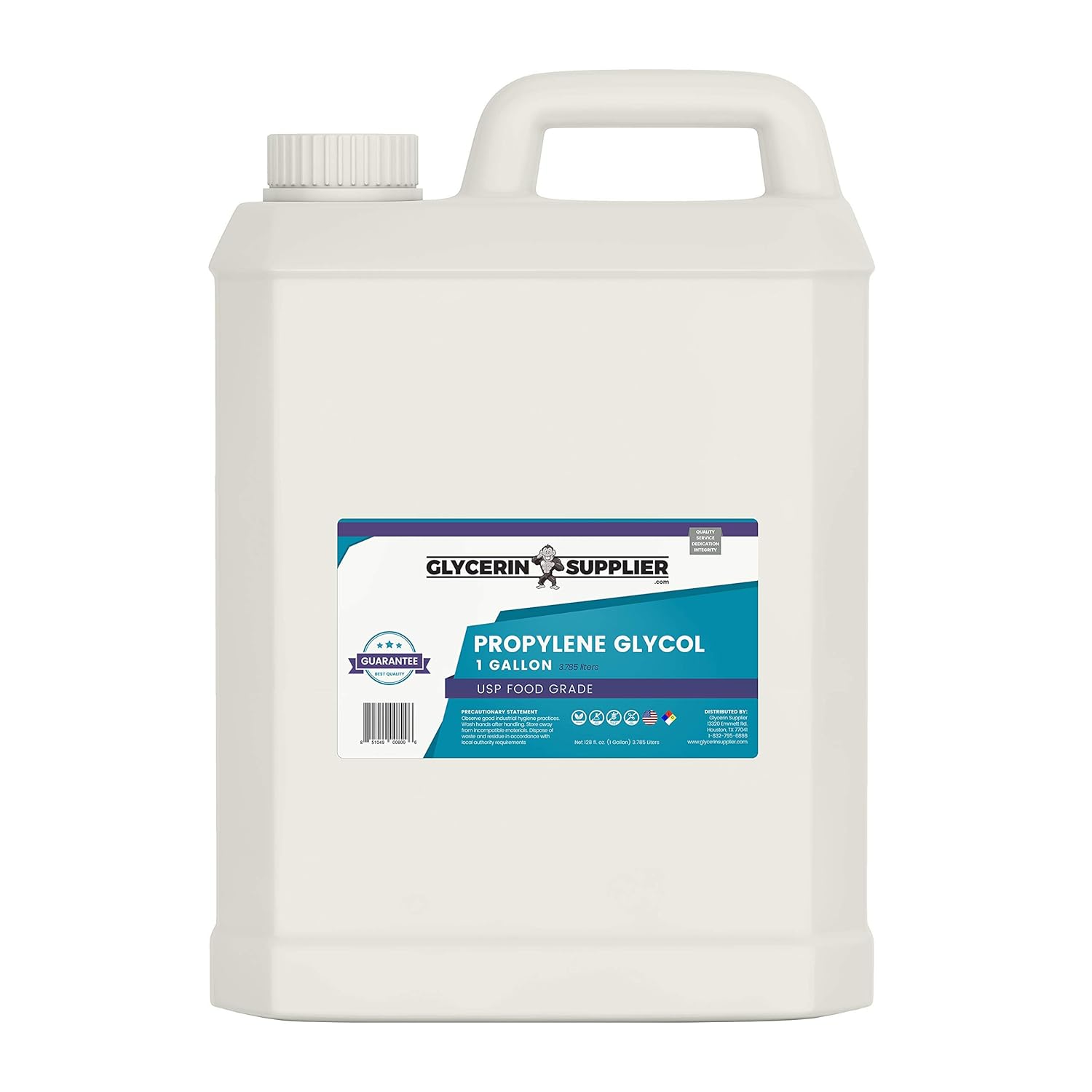 Propylene Glycol - 1 Gallon (128 oz.) - USP Food and Pharmaceutical Grade - Highest Purity - Manufactured and Packaged in The USA