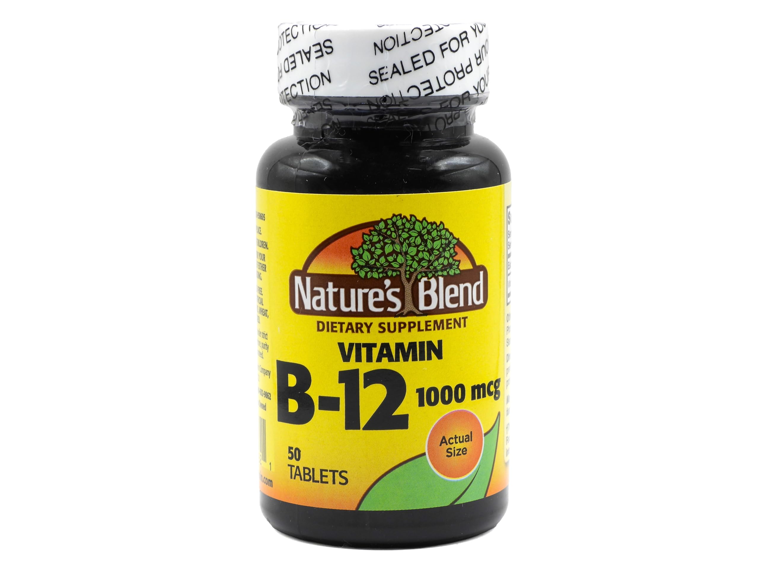 Nature's Blend Vitamin B12 Tablets, 1000 mcg, 50 Tabs
