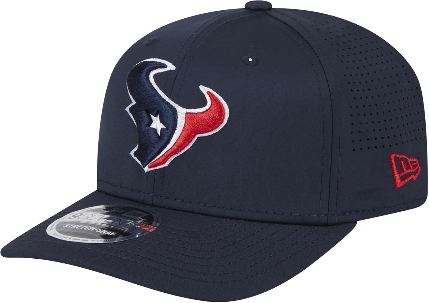 New Era Unisex-Adult NFL Adventure Perform 9SEVENTY Football Team Color Stretch Adjustable Snapback Hat One Size Fits All