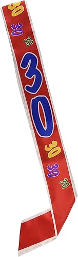 Beistle 60529-30 30 Satin Sash - Lot de 6
