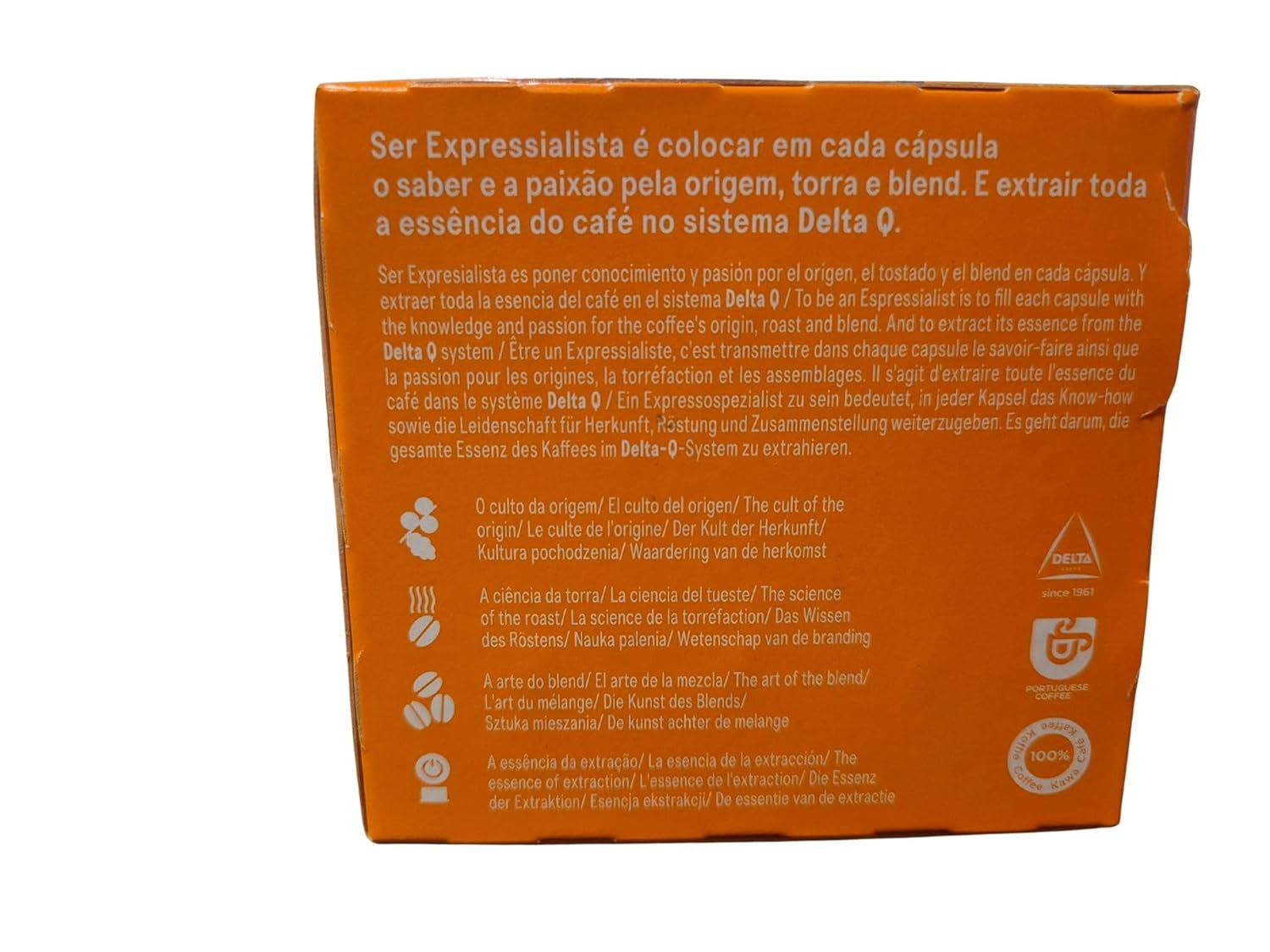 Delta Q Espresso Pods for Delta Q machines, aQtivus - Intensity 8, Notes of Roasted Nuts and Subtle Fruit, XL Pack - 40 Capsules