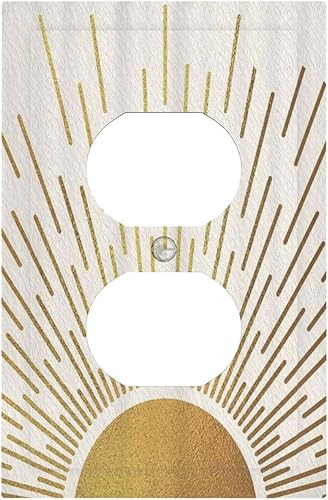 Miniatura 114 de Placa de pared doble basculante de mármol azul, cubierta decorativa de interruptor de luz de 2 cuadras, moderna acuarela degradada, arte de tinta