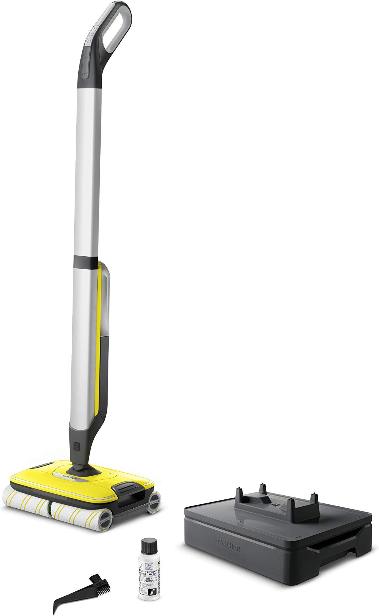 Kรคrcher FLOOR CLEANER FC 7 CORDLESS Bagless Silver, Yellow