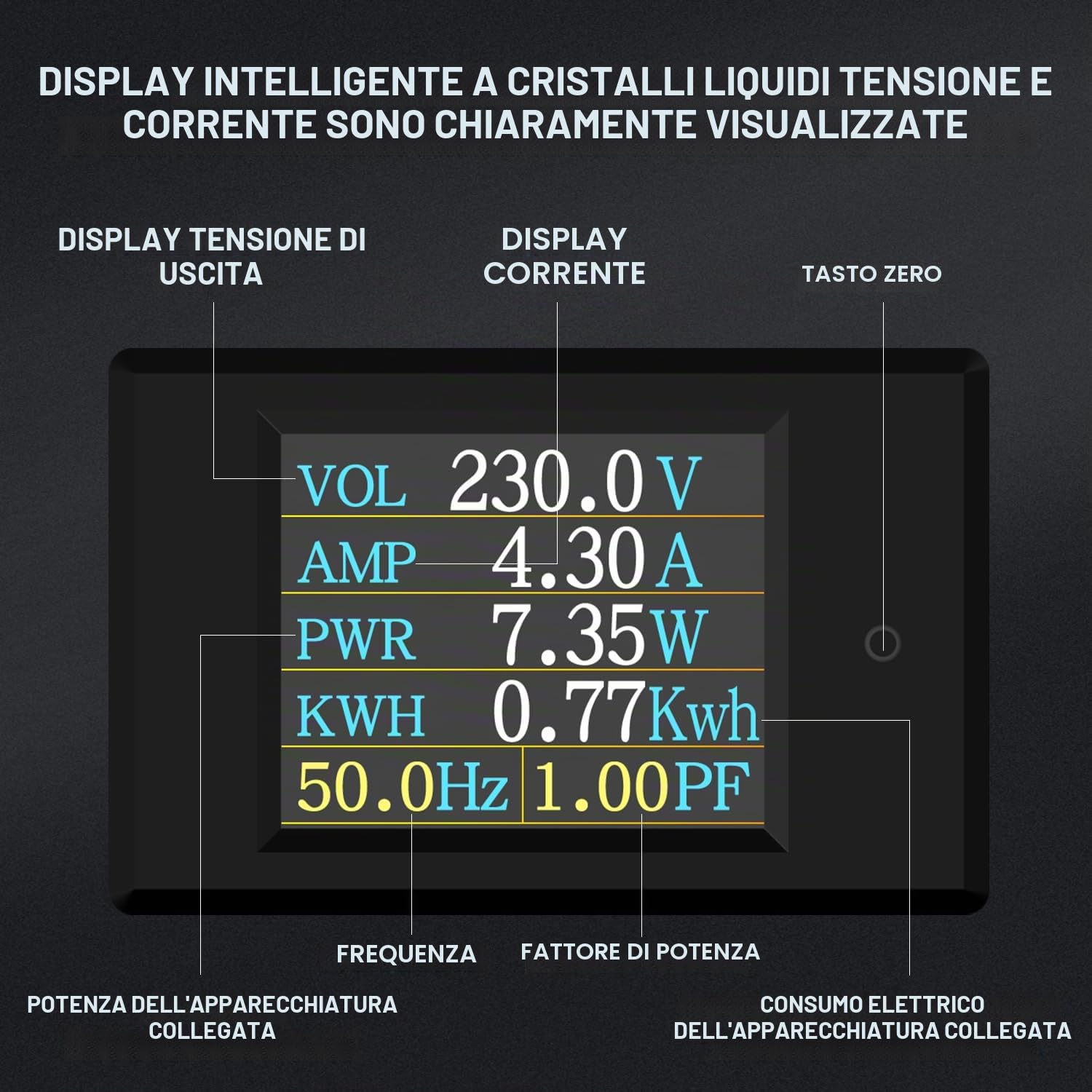 ZHENGXI ELECTRIC Trasformatore di separazione 230 V, trasformatore da 1000 W, display HD, senza Nose, 2 prese di uscita