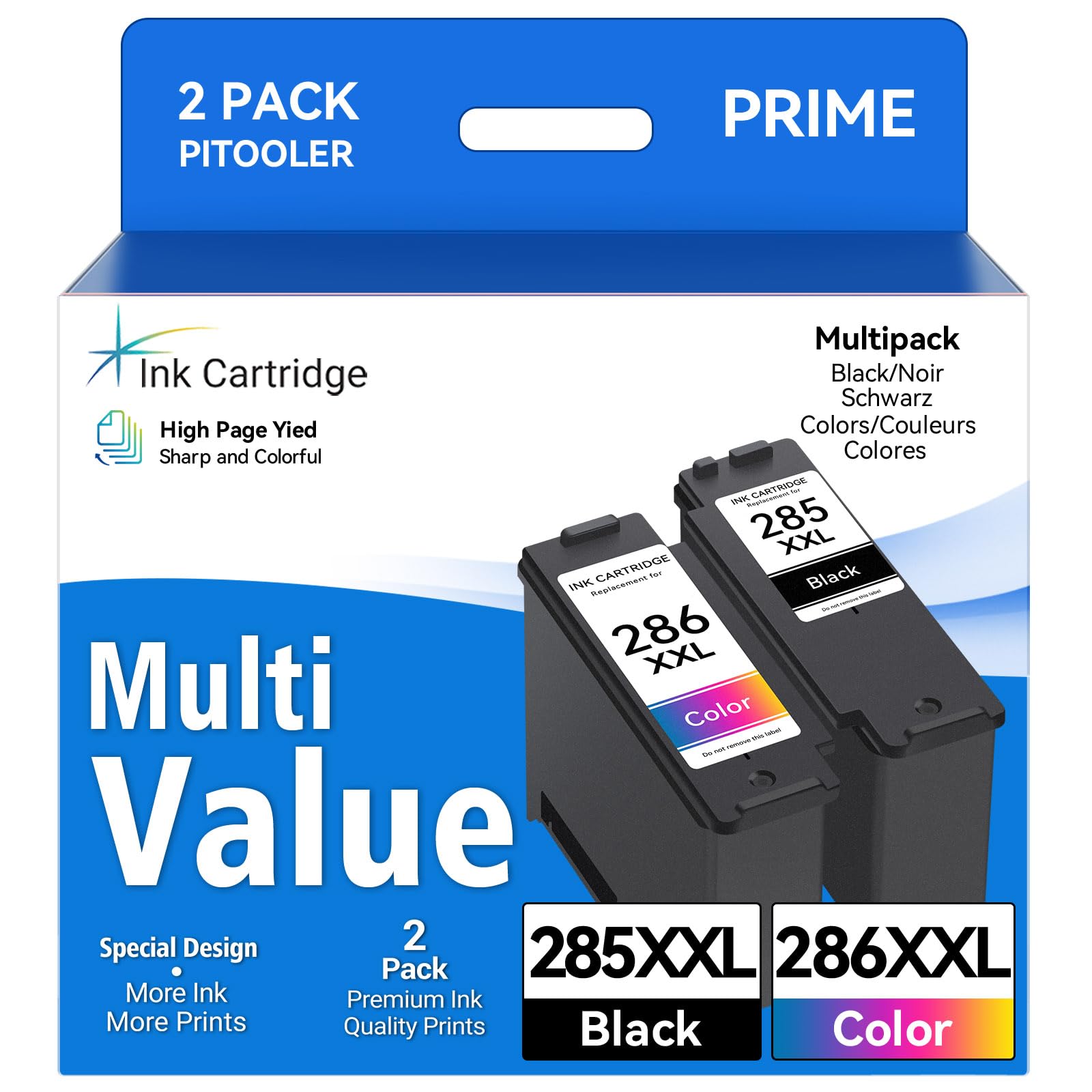 Amazon.com: PG-285XXL CL-286XXL Compatible for Canon 285 286 Ink