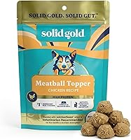Vista 13 de Solid Gold Complementos de Comida para Perros Secada al Aire para Alimentos Secos – Golosinas saludables para perros con carne de res real