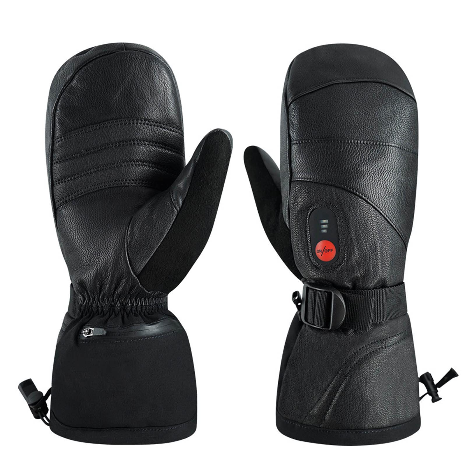 Guantes calefactables eléctricos para esquiar y snowboard con pantalla táctil