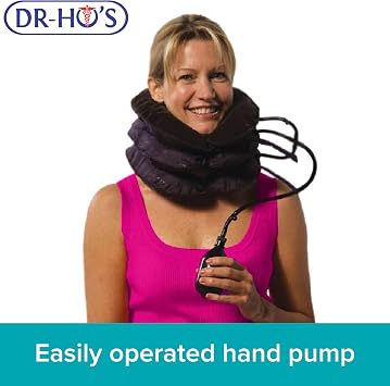 Dr-Ho's Neck Comforter Dr-Ho's Neck Comforter Cervical Traction Device for Pain & Posture Support Inflatable Traction Equipment, Adjustable Stretcher for Home Use