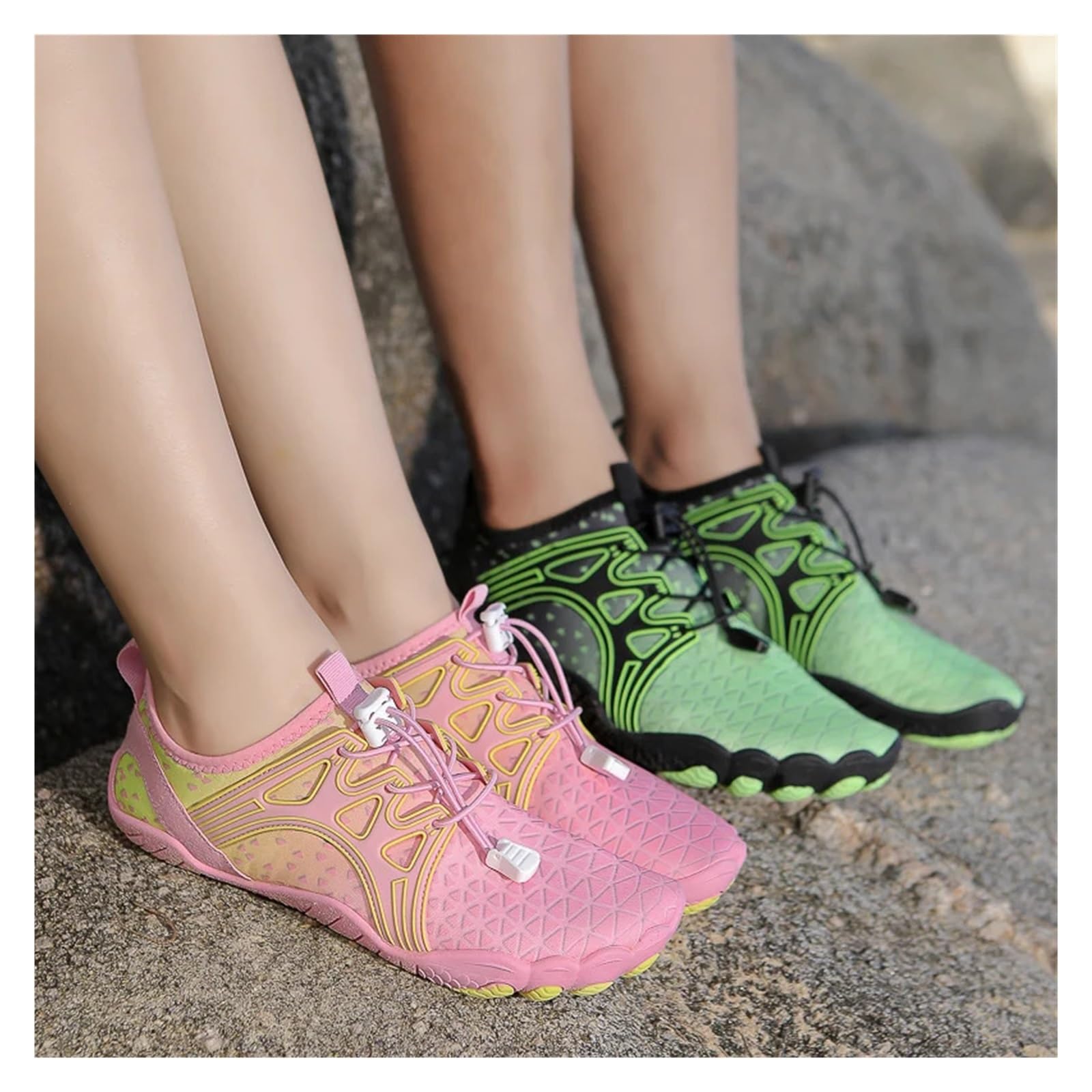 Scarpe da Acqua da Uomo E da Donna, Colorate, Ad Asciugatura Rapida, Antiscivolo, A Cinque Dita, for attività All'aperto, Nuoto, A Piedi Nudi, Scarpe da Acqua(Blue,42)
