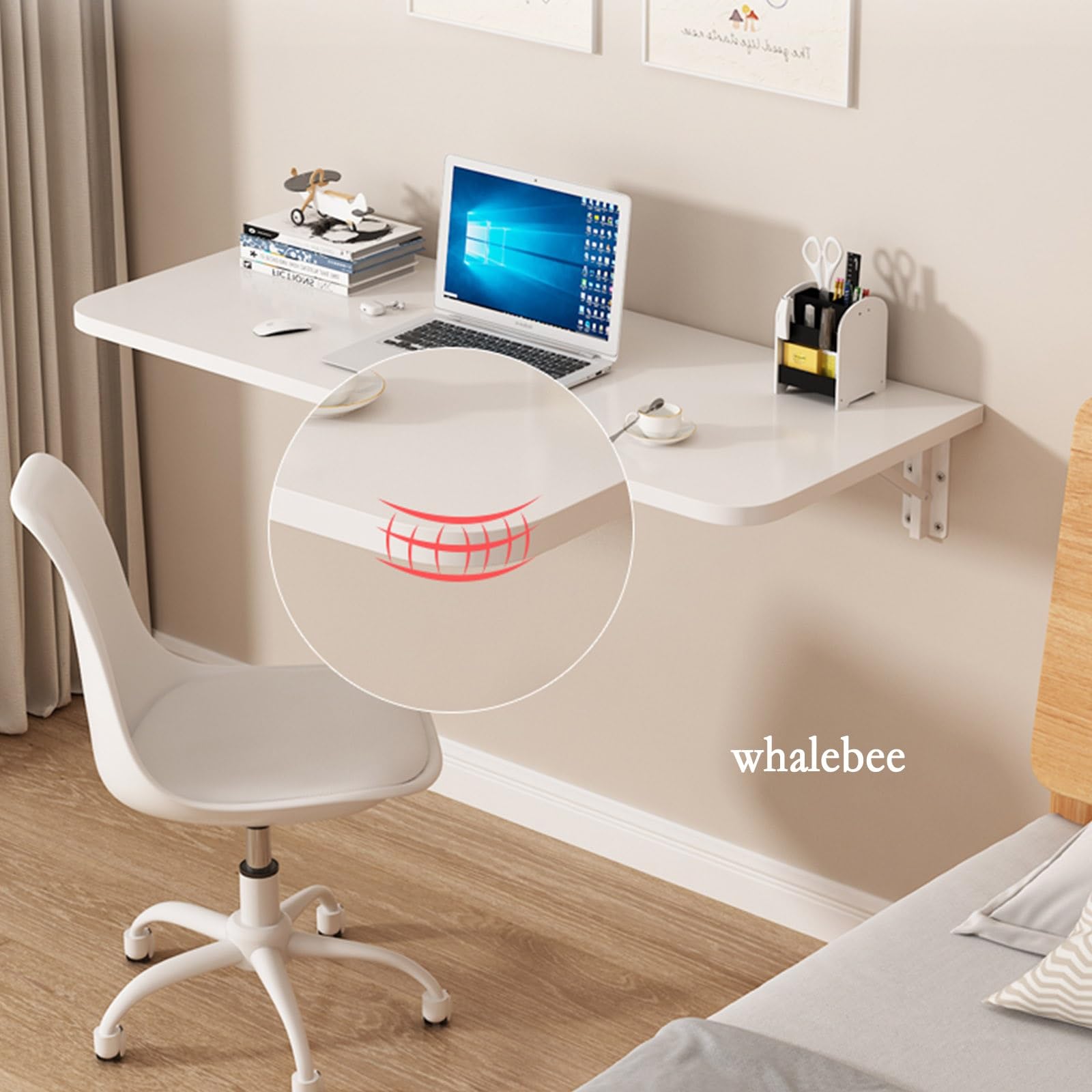 Amazon.co.jp: 折りたたみテーブル、壁掛け折りたたみテーブル、幅30