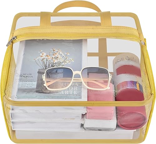 Vista 164 de Oraben Bolsa transparente transparente aprobada para estadios de 12 x 6 x 12 pulgadas, bolsa de estadio para trabajo, juegos deportivos, gimnasio