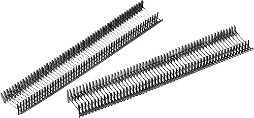 MECCANIXITY Sujetadores de etiquetado estándar de plástico regular para etiqueta de precio de prendas de vestir etiquetado púas negras 0.39