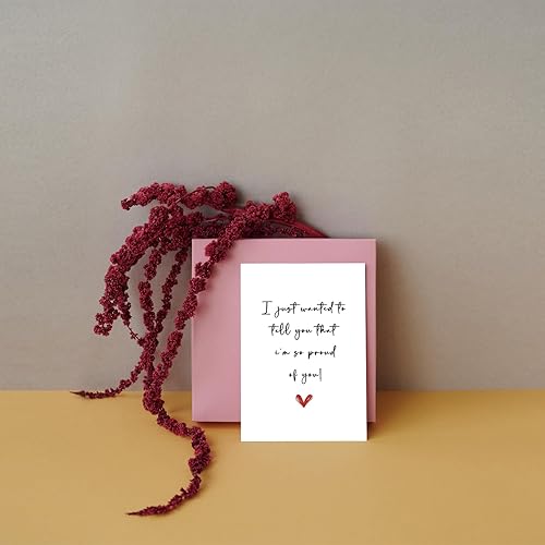 Miniatura 4 de SuperShunhu Tarjeta Proud of You, tarjeta de felicitación para amigos, hijo, hija, tarjeta de graduación, nueva tarjeta de trabajo, tarjeta de