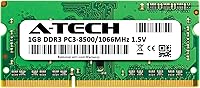 Vista 2 de A-Tech - Módulo de memoria RAM SODIMM para portátil de 1 GB DDR3 1066 MHz PC3-8500 CL7, 1,5 V, 204 pines, sin ECC, SO-DIMM para portátiles