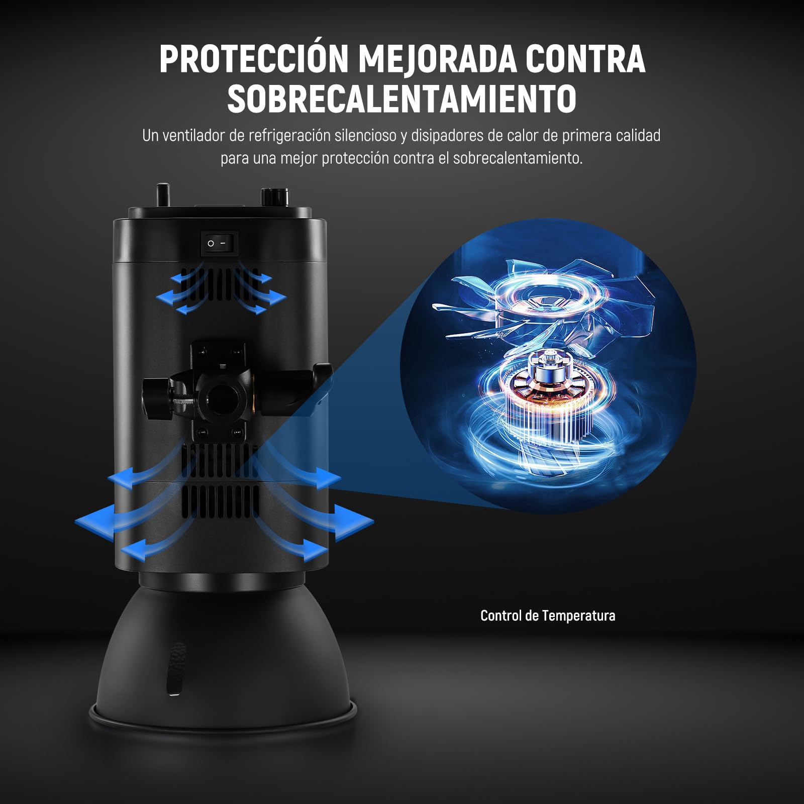 NEEWER 800Ws Estudio Monoluz Flash Luz Kit (2 Pzs), S101-400W 5600K Strobe Luz con 150W Modelar Lampara/Bowens Mount/Softbox/Soporte/Reflector/RT-16 Disparador/Bolsa para Fotografía Retrato Producto