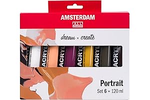 Amsterdam Standard Series Acrylics: Unleash Your Artistic Vision with Portrait-Perfect Hues