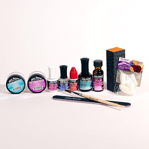 Miniatura 3 de Mia Secret Kit de uñas acrílicas para principiantes - Kit de uñas con polvo acrílico rosa y polvo acrílico transparente con todo - Kit de inicio de
