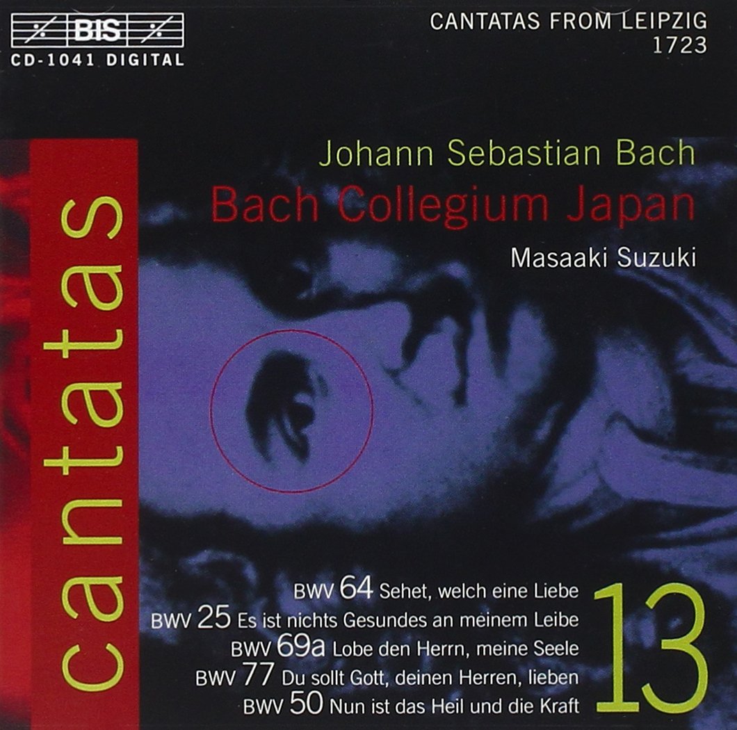 Bach: Cantatas Vol.13 [Audio CD] Bach Collegium Japan; Hida, Yoshie; Kooij, Peter; Nonoshita, Yukari; Suzuki, Masaaki; J.S. Bach and Masaaki Suzuki
