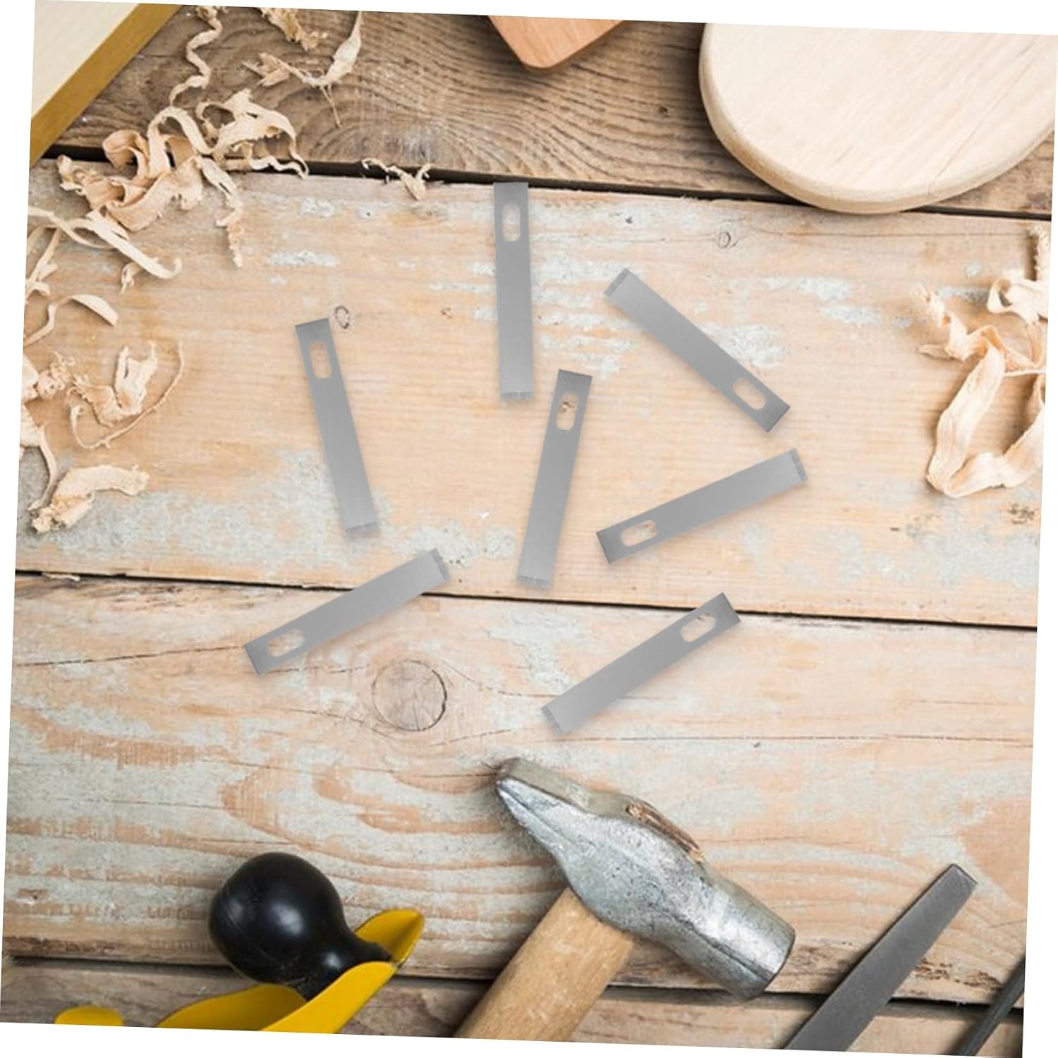 Gadpiparty 100pcs Engraving Blades Precision Kit Sharp Craft Cutter Blades for Wood Plastic Soft Metal with Ergonomic Handle for Comfortable Long Use for DIY Projects
