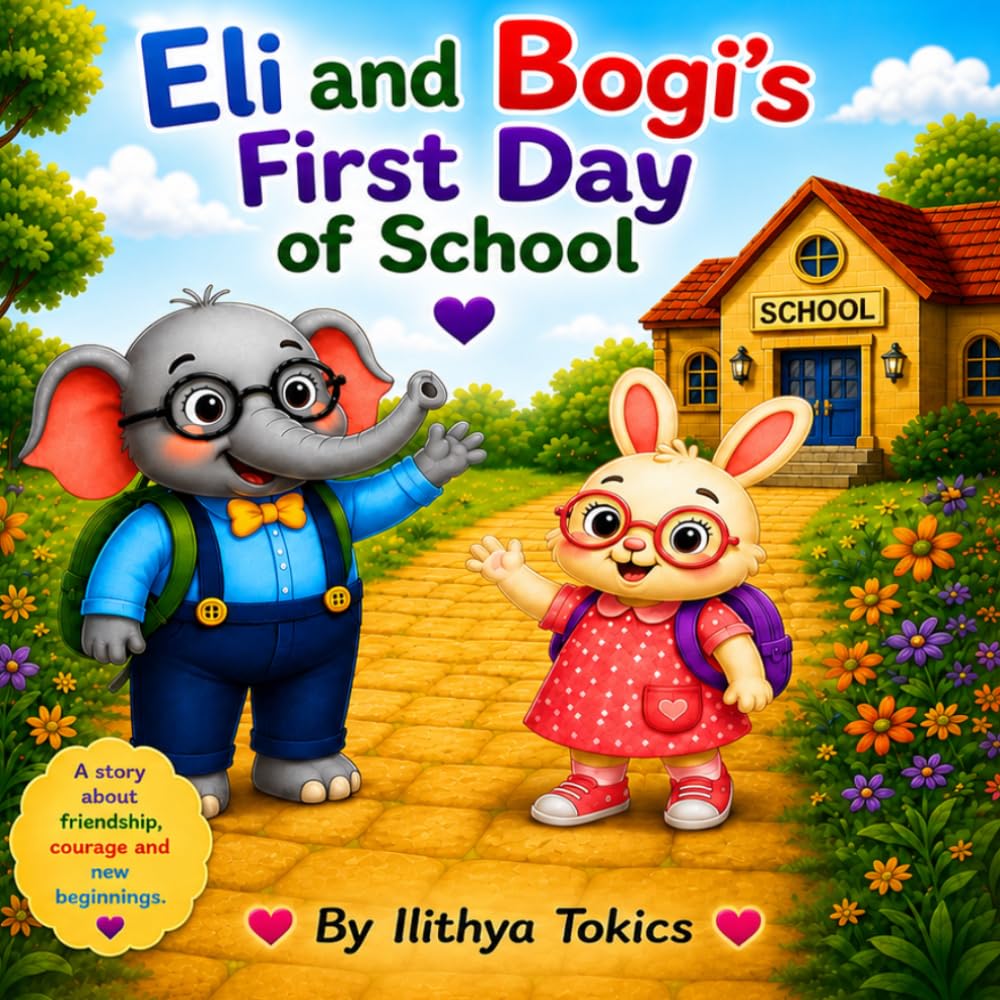 Eli and Bogi's first day at school