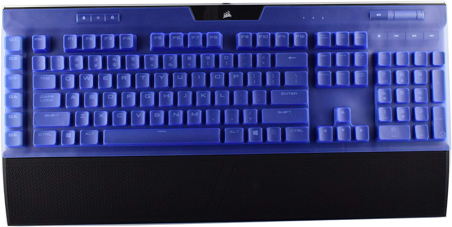Buy Keyboard Cover For Corsair K95 Rgb Keyboard Corsair K95 Rgb Platinum Platinum Xt Gaming Keyboard Cover Protector Blue Online In Ukraine B07mv67qxl