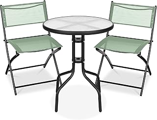 Best Choice Products 3-Piece Patio Bistro Dining Furniture Set w/Texture...