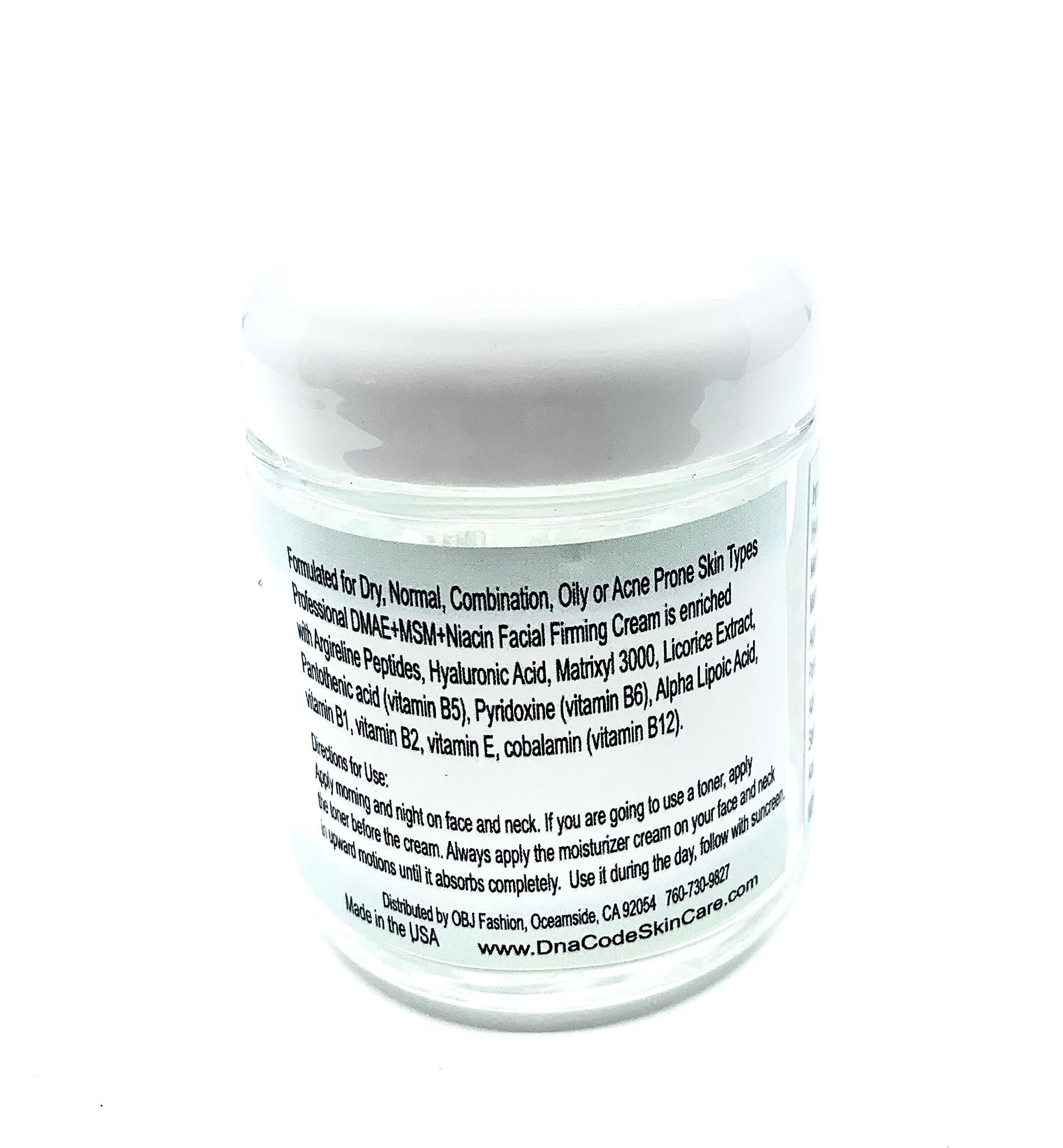 Amazon.com: DNA CODE Skin Care OIL FREE-DMAE+MSM+NIACIN Firming