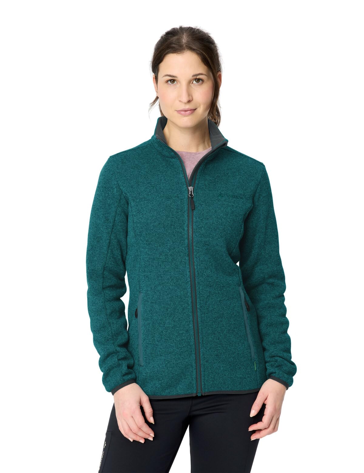 VAUDE Women's Rienza Jacket IV, wygodna i ciepła kurtka polarowa dla kobiet, do wędrówek lub dobrego samopoczucia, przyjemnie ciepła i wytrzymała