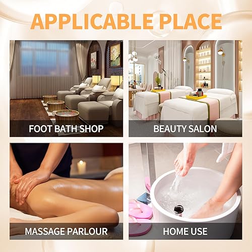 Miniatura 86 de Kit de pedicura para pies remojados: sal de burbujas, exfoliante de azúcar, máscara de masaje, loción de masaje en una caja, kit de spa de 4 pasos