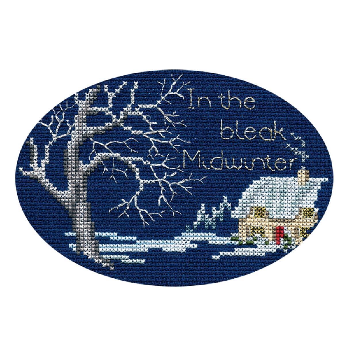 Bothy Threads Derwentwater Designs Midwinter Christmas Card Kit
