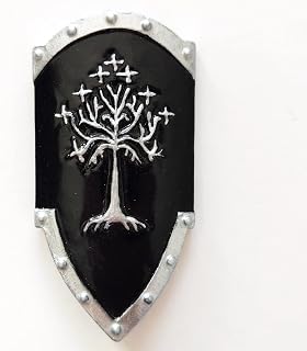 Gondor shield pin, Gift for the Hobbit Fans, Inspired by Tolkien, Compatible with the Lord of The Rings fans, Aragorn, Boromir,gift, birthday, christmas