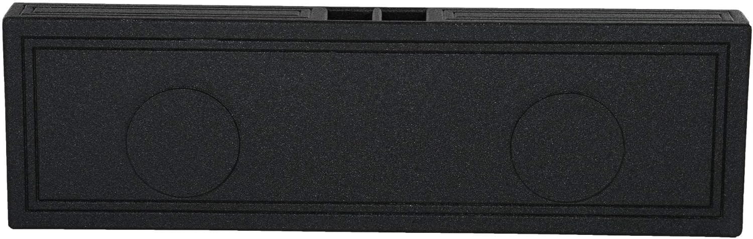 Qpower QBTRUCK212V Qbomb Dual 12 Vented Empty Box Behind Seat Mount