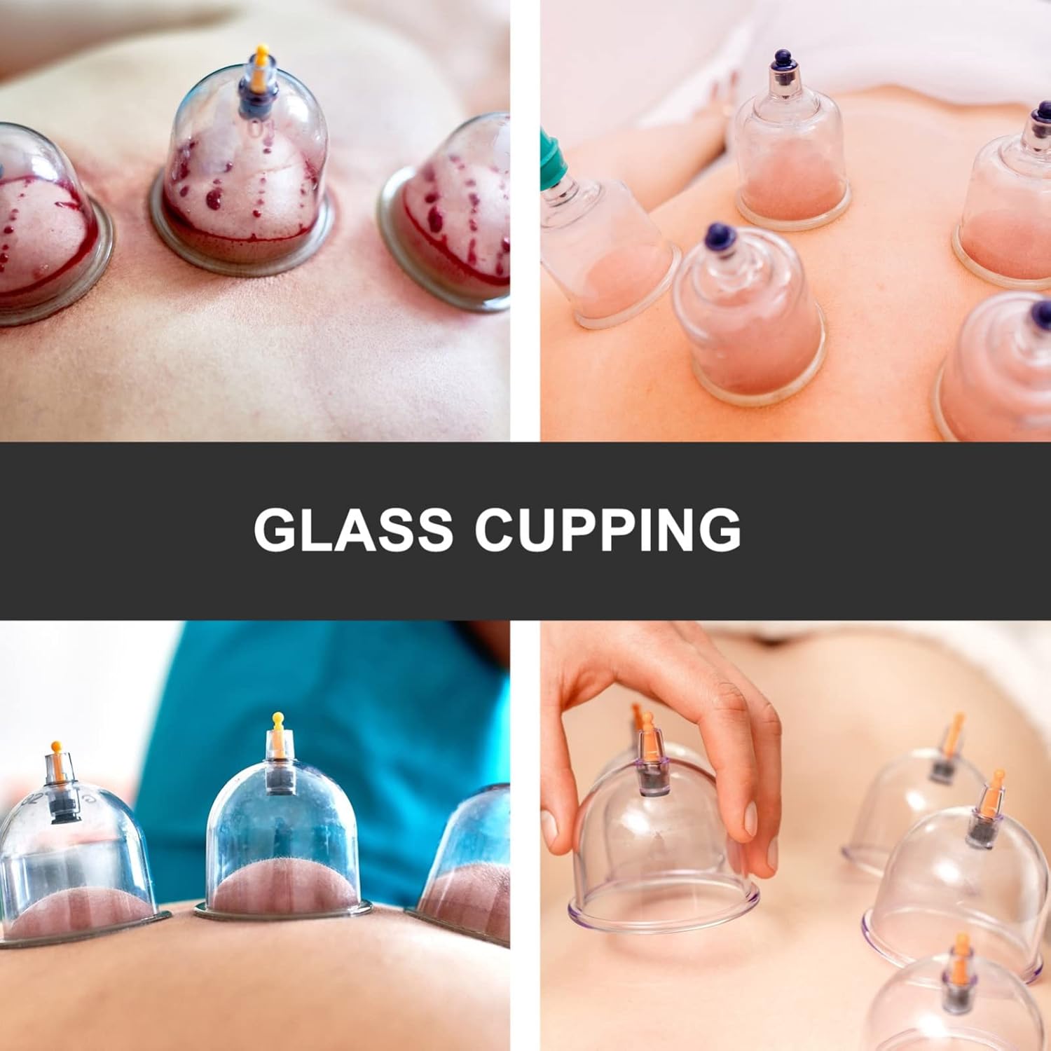 Negative Pressure Vacuum Cupping Device 5.07 Inch Body Massage Tool for Neck Shoulder Back Pain Relief and Circulation Improvement - Image 8