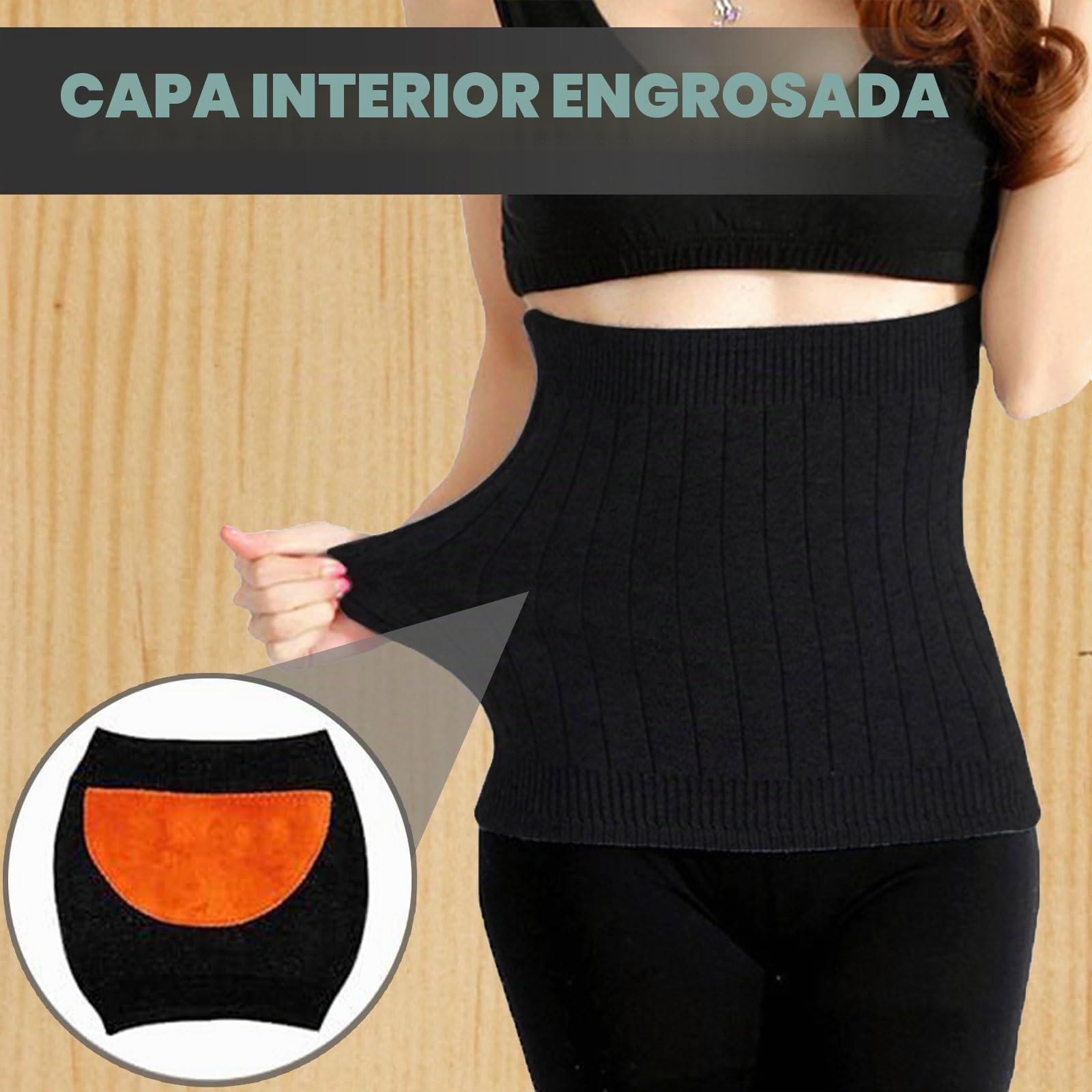 Comioke Calentador de Espalda,Cinturón de Calor para Lumbares,Cinturón Calentador de Invierno,Faja Lumbar Caliente para Hombres Mujeres para Cintura de Apoyo Caliente Dolores Menstruales
