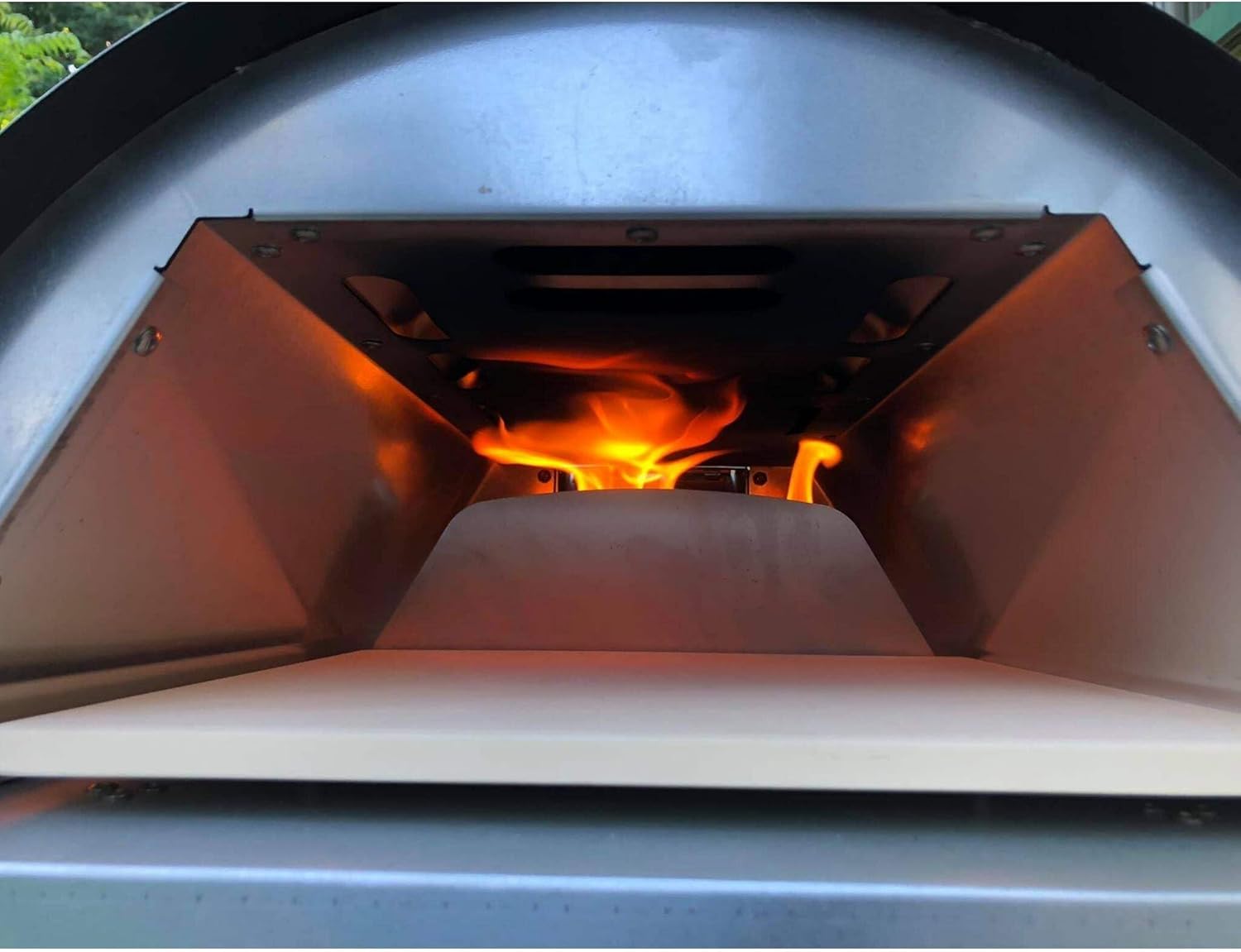WPPO Le Peppe Portable Wood-Fired 12in Pizza Oven - Up to 900 Degrees in Minutes - Wood Chunks, Chips, Pellets and Charcoal - Double-Walled Steel with Fire Blanket Insulation - Black