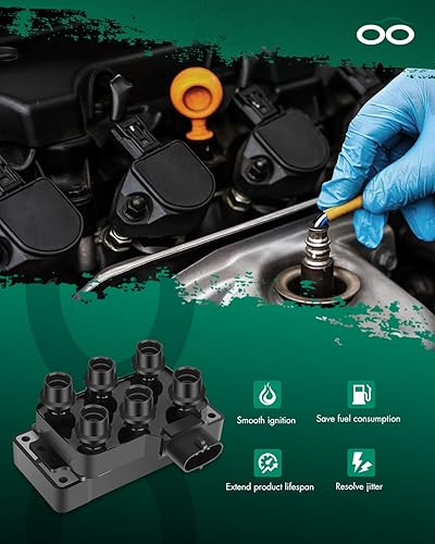 Vista 294 de SCITOO 1 bobinas de encendido con 4 bujías de iridio para Chevrolet 2011-2015 Cruze 1.4L 2016 Cruze Limited 1.4L 2012-2020 Sonic 1.4L 2013-2021 Trax