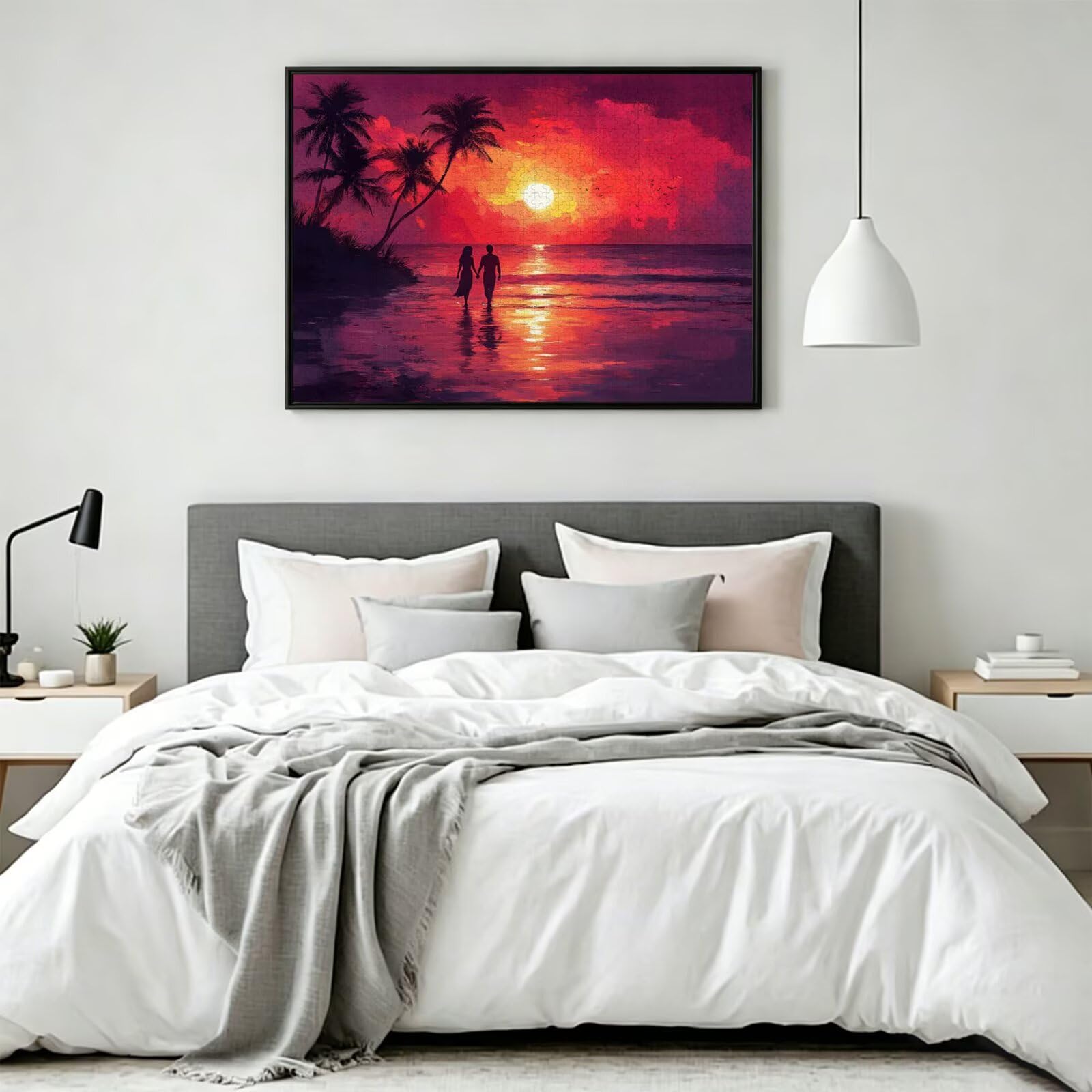 Puzzle 6000 Pezzi Coppia Puzzle Classici per Gioco Familiare, n-699 | Impossibile Puzzles, Intrattenimento Creativo, Rilassamento Intelligence, Regalo per Amore e Amico, Home Decor, Sole calante
