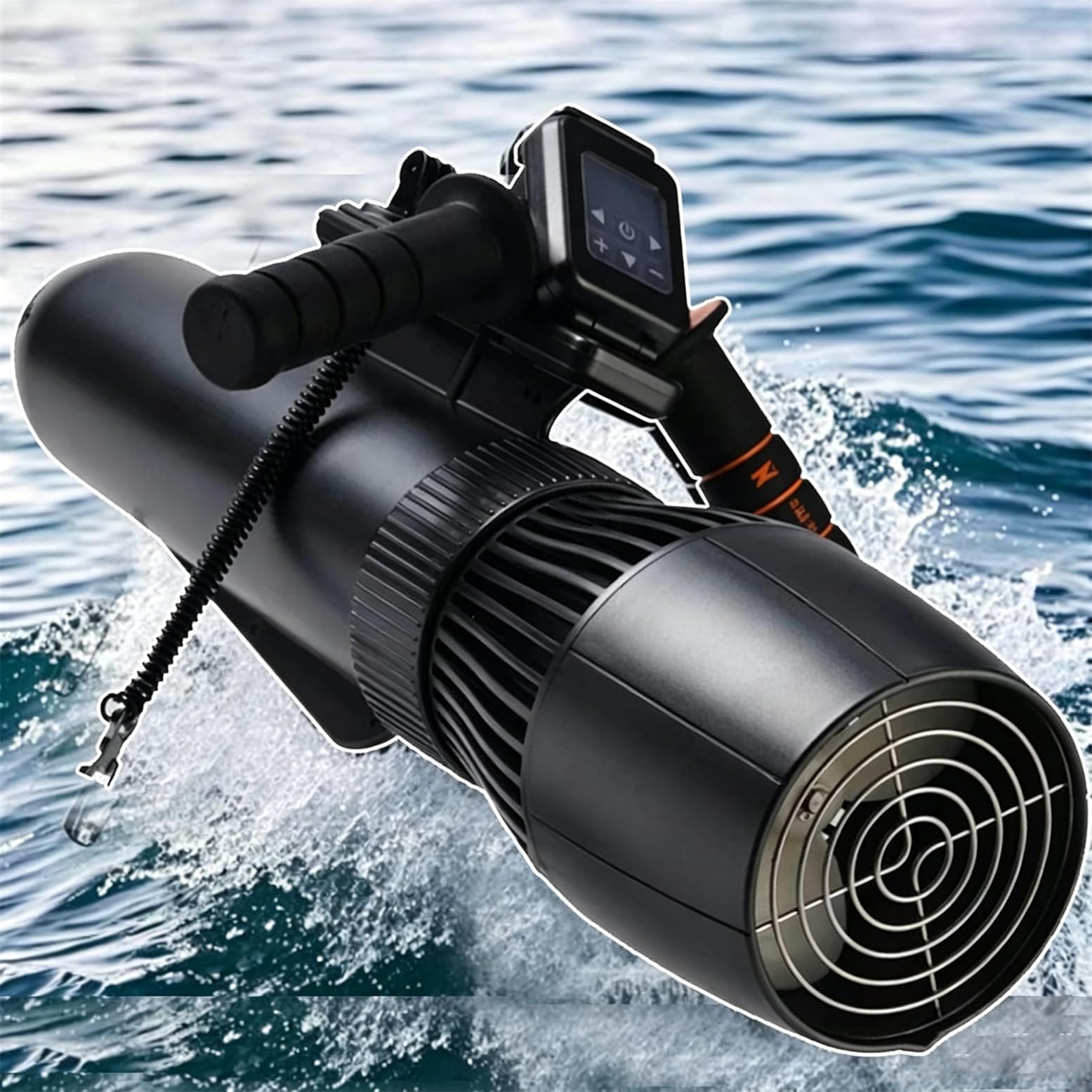 CYMYYDS 500W Underwater Scooter, Electric Water Scooter for Adults and Kids, 40M Frees Diving Snorkeling Sea Scooter, 10Km/h Paddle Board SUP Motor Swimming Pool Scuba 10000mAh